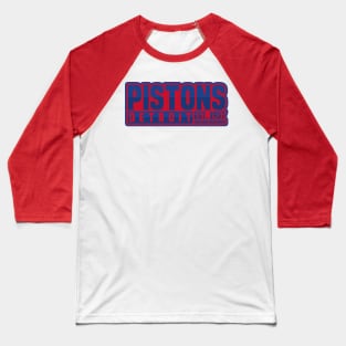 Detroit Pistons 02 Baseball T-Shirt